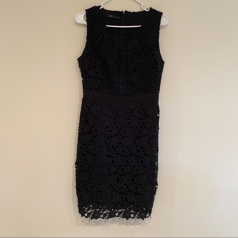 PA Concept Black Lace Cocktail Dress
